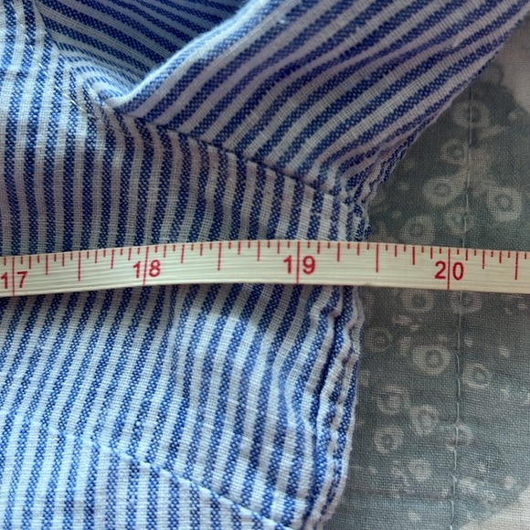 Tommy Bahama Pequeno Stripe Stretch-Linen Shirt XS - Picture 6 of 8